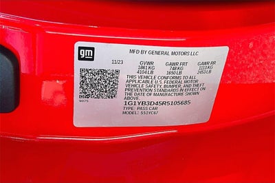 2024 Chevrolet Corvette Stingray 2LT