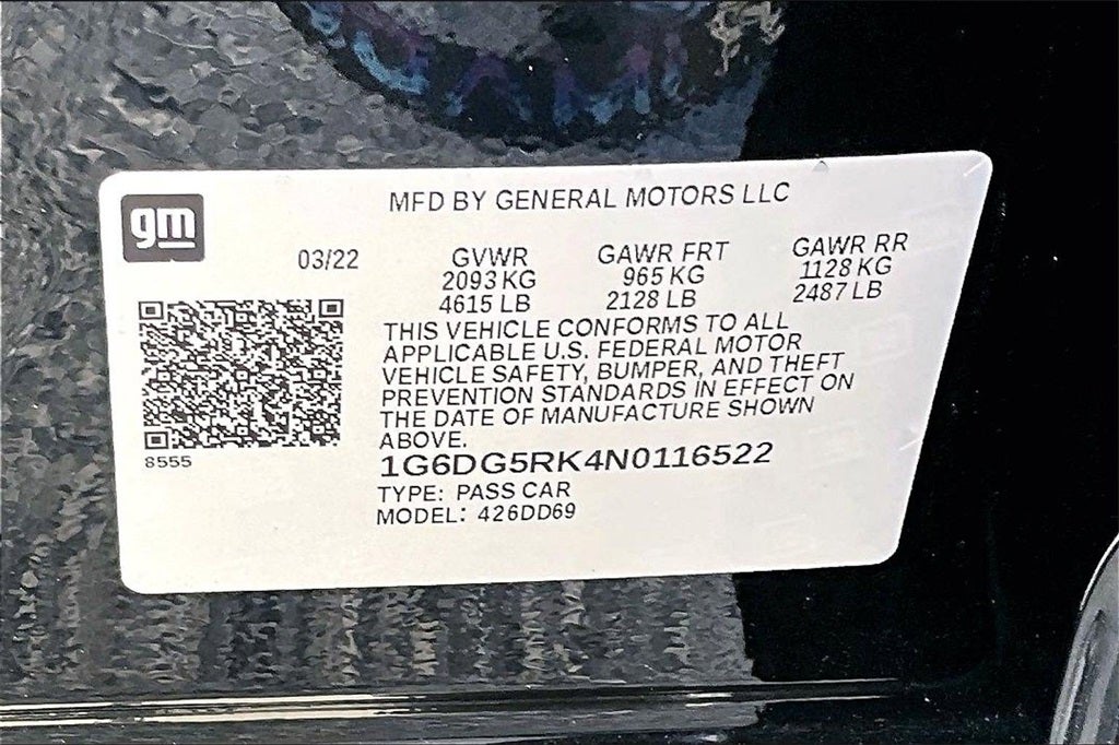 2022 Cadillac CT4 Sport