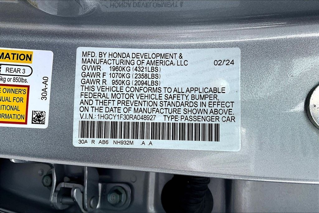 2024 Honda Accord EX