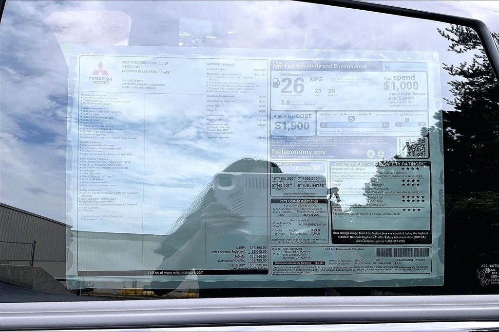 2026 Mitsubishi Outlander Sport Base