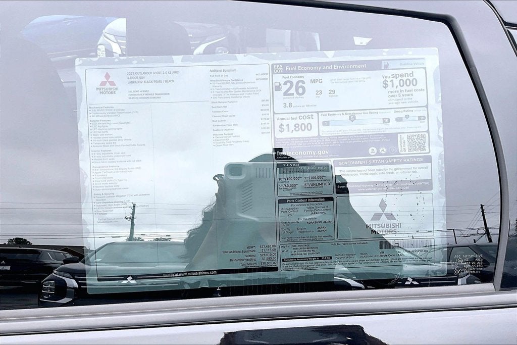 2027 Mitsubishi Outlander Sport Base