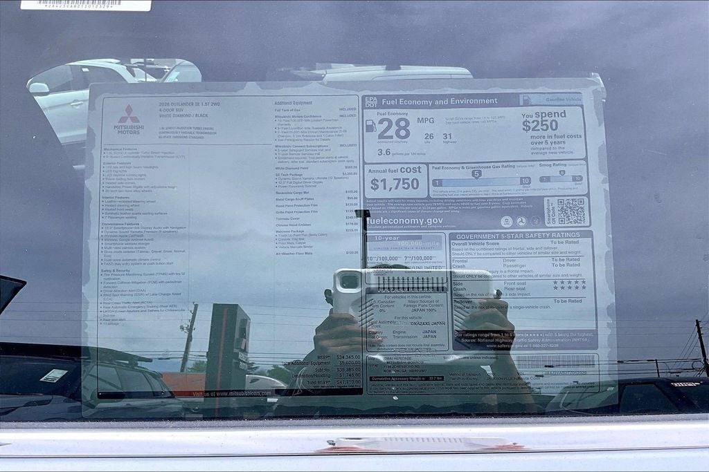 2026 Mitsubishi Outlander SE