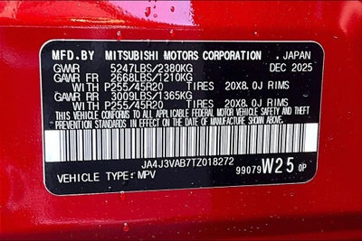 2026 Mitsubishi Outlander SE