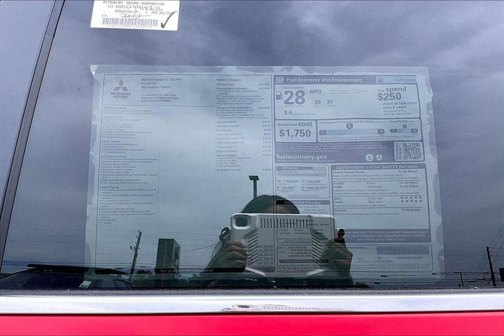 2026 Mitsubishi Outlander SE