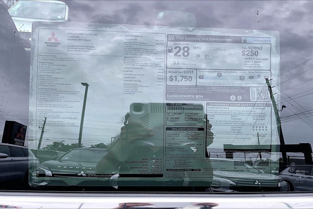 2026 Mitsubishi Outlander SE
