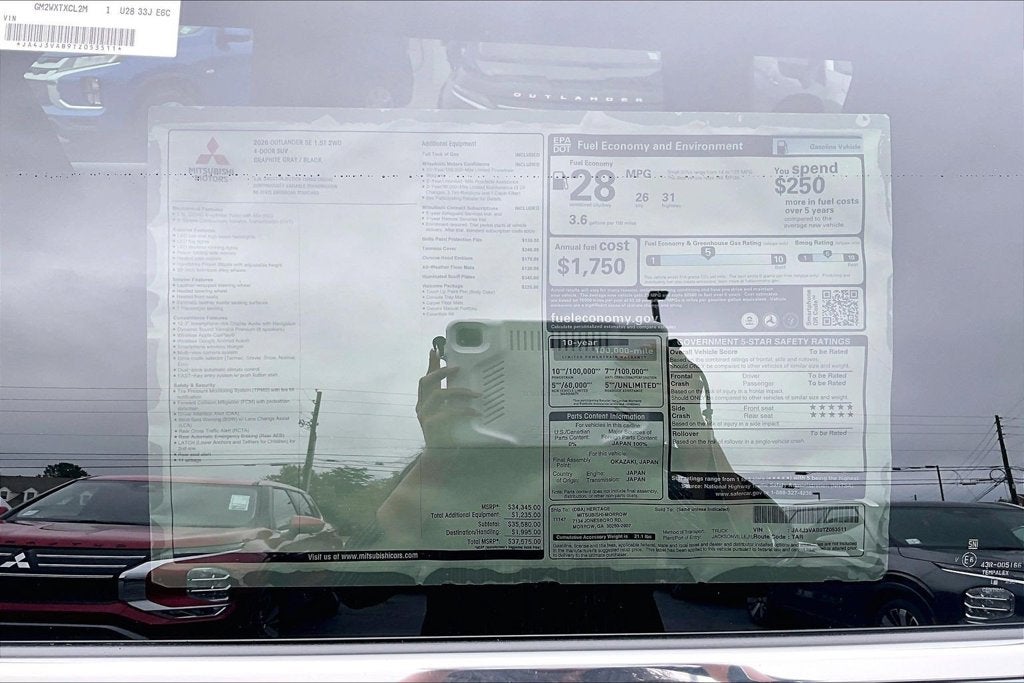 2026 Mitsubishi Outlander SE
