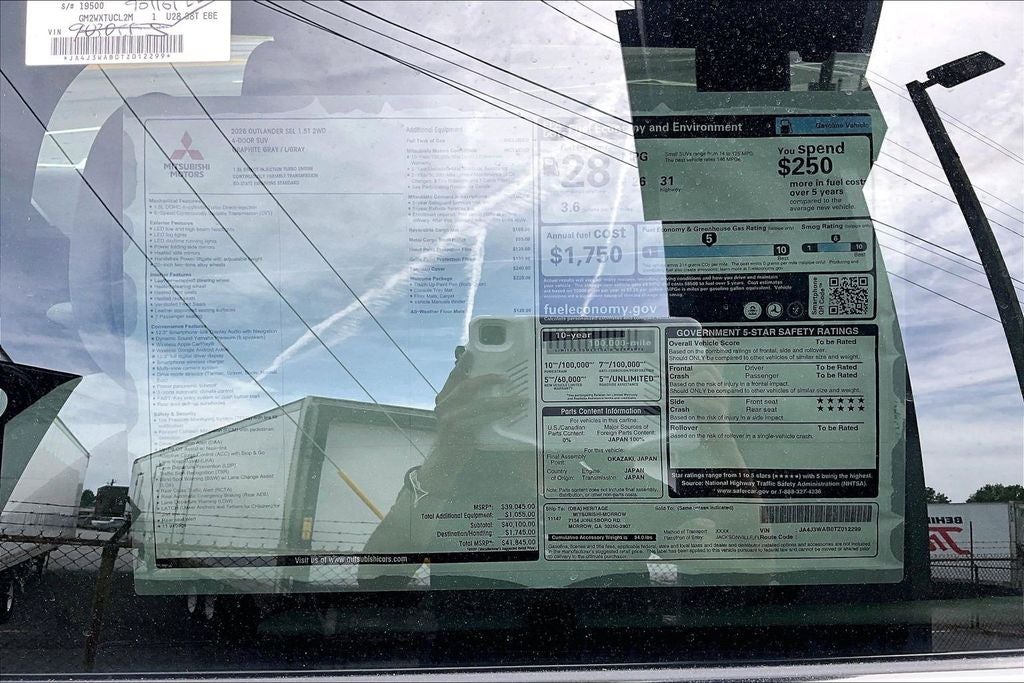 2026 Mitsubishi Outlander SEL