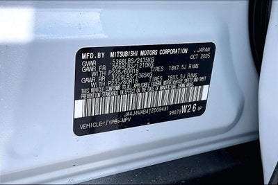 2026 Mitsubishi Outlander Trail Edition