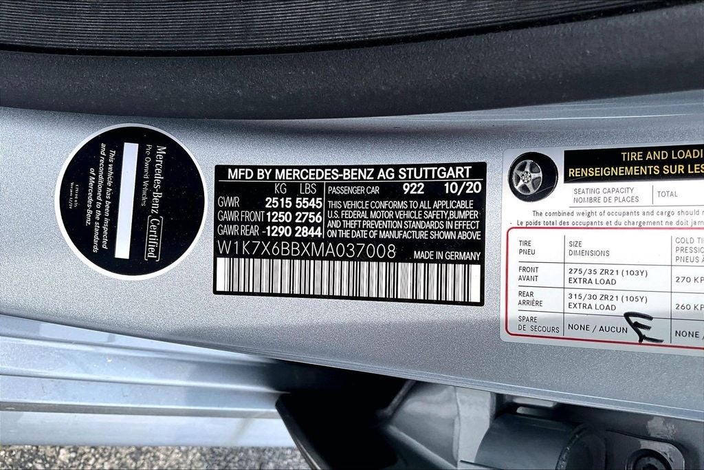 2021 Mercedes-Benz AMG® GT 53 Base 4MATIC®