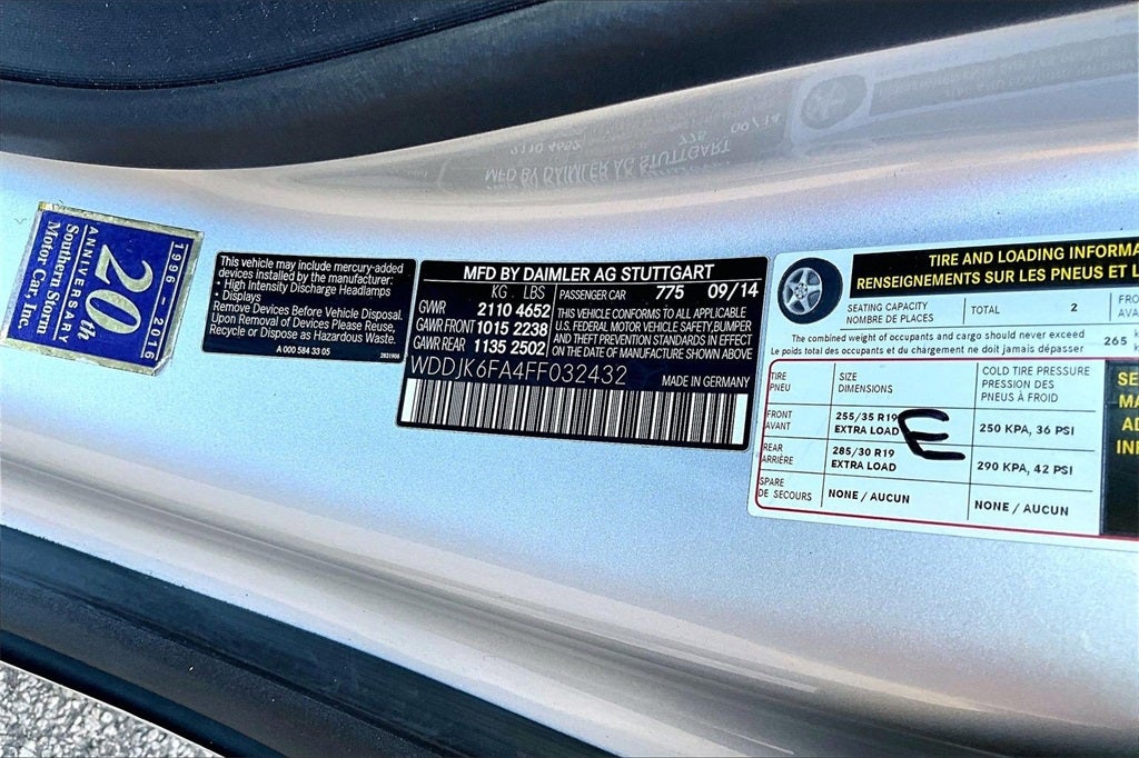 2015 Mercedes-Benz SL-Class SL 400 Roadster