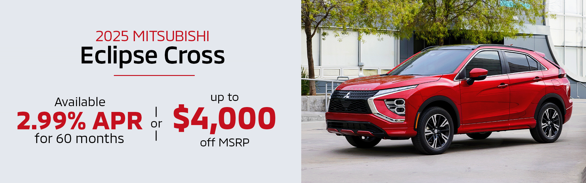 Eclipse Cross Finance offer